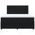 Pat box spring cu saltea, negru, 180x200 cm, catifea GartenMobel Dekor