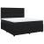 Pat box spring cu saltea, negru, 180x200 cm, catifea GartenMobel Dekor