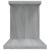 Raft TV montat pe perete gri sonoma 125x18x23 cm lemn GartenMobel Dekor