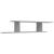 Raft TV montat pe perete gri sonoma 125x18x23 cm lemn GartenMobel Dekor