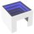 Măsuță de cafea cu LED infinity, alb, 40x40x30 cm GartenMobel Dekor