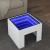 Măsuță de cafea cu LED infinity, alb, 40x40x30 cm GartenMobel Dekor