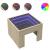 Măsuță de cafea cu LED infinity, stejar sonoma, 40x40x30 cm GartenMobel Dekor
