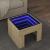 Măsuță de cafea cu LED infinity, stejar sonoma, 40x40x30 cm GartenMobel Dekor