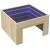 Măsuță de cafea cu LED infinity, stejar sonoma, 50x50x30 cm GartenMobel Dekor