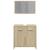 Set mobilier de baie, 2 piese, stejar sonoma, lemn prelucrat GartenMobel Dekor
