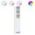 Dulap cu LED, alb, 36x32,5x200 cm, lemn prelucrat GartenMobel Dekor