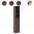 Dulap cu LED, stejar maro, 36x32,5x200 cm, lemn prelucrat GartenMobel Dekor