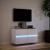 Comodă TV de perete cu lumini LED, alb, 80x31x45 cm GartenMobel Dekor