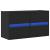 Dulap TV de perete cu lumini LED negru 80x31x45 cm GartenMobel Dekor