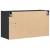 Dulap TV de perete cu lumini LED negru 80x31x45 cm GartenMobel Dekor