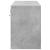 Comodă TV de perete cu lumini LED, gri beton, 80x31x45 cm GartenMobel Dekor