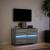 Comodă TV de perete cu lumini LED, gri sonoma, 80x31x45 cm GartenMobel Dekor