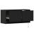Dulap TV de perete cu lumini LED negru 80x31x38 cm GartenMobel Dekor