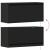 Dulap TV de perete cu lumini LED negru 80x31x38 cm GartenMobel Dekor