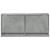 Comodă TV de perete cu lumini LED, gri beton, 80x31x38 cm GartenMobel Dekor