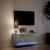 Comodă TV de perete cu lumini LED, gri beton, 80x31x38 cm GartenMobel Dekor
