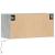 Comodă TV de perete cu lumini LED, gri beton, 80x31x38 cm GartenMobel Dekor