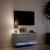Comodă TV de perete cu lumini LED, gri sonoma, 80x31x38 cm GartenMobel Dekor
