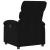 Fotoliu rabatabil electric, negru, material textil GartenMobel Dekor