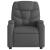 Fotoliu rabatabil electric, negru, material textil GartenMobel Dekor