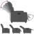 Fotoliu rabatabil electric, negru, material textil GartenMobel Dekor