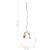 Lampă suspendată industrială, 25 W, alb, 30 cm, E27, rotund GartenMobel Dekor