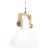 Lampă suspendată industrială, 25 W, alb, 30 cm, E27, rotund GartenMobel Dekor