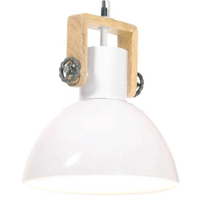 Lampă suspendată industrială, 25 W, alb, 30 cm, E27, rotund GartenMobel Dekor