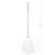 Lampă suspendată industrială, 25 W, alb, 32 cm, E27, rotund GartenMobel Dekor