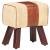 Bancă Bok gimnastică maro 38 cm piele naturală/lemn masiv mango GartenMobel Dekor