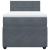 Pat box spring cu saltea, gri închis, 90x200 cm, catifea GartenMobel Dekor