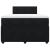 Pat box spring cu saltea, negru, 120x190 cm, catifea GartenMobel Dekor