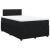 Pat box spring cu saltea, negru, 120x190 cm, catifea GartenMobel Dekor
