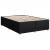 Pat box spring cu saltea, negru, 140x190 cm, textil GartenMobel Dekor