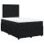 Pat box spring cu saltea, negru, 120x190 cm, catifea GartenMobel Dekor