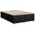 Pat box spring cu saltea, negru, 140x190 cm, textil GartenMobel Dekor