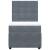 Pat box spring cu saltea, gri închis, 90x200 cm, catifea GartenMobel Dekor