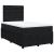 Pat box spring cu saltea, negru, 120x190 cm, catifea GartenMobel Dekor