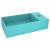 Chiuvetă de baie cu preaplin, verde deschis, ceramică GartenMobel Dekor