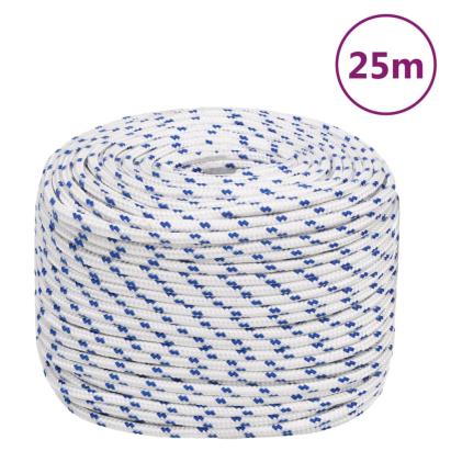 Frânghie de barcă, alb, 8 mm, 25 m, polipropilenă GartenMobel Dekor