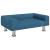Canapea pentru copii, albastru, 70x45x26,5 cm, catifea GartenMobel Dekor