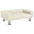 Canapea pentru copii, crem, 70x45x26,5 cm, catifea GartenMobel Dekor