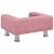 Canapea pentru copii, roz, 50x40x26,5 cm, catifea GartenMobel Dekor