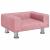 Canapea pentru copii, roz, 50x40x26,5 cm, catifea GartenMobel Dekor
