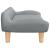 Canapea pentru copii, gri deschis, 70x40x24 cm, material textil GartenMobel Dekor