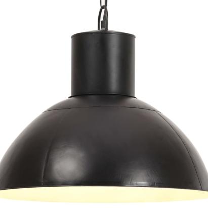 Lampă suspendată, negru, rotund, 48 cm, 25 W, E27 GartenMobel Dekor