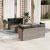 Set canapele de grădină cu perne, 6 piese gri deschis poliratan GartenMobel Dekor