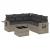 Set canapele de grădină cu perne, 6 piese gri deschis poliratan GartenMobel Dekor