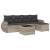 Set canapele de grădină cu perne, 6 piese gri deschis poliratan GartenMobel Dekor